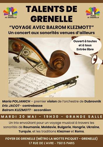Voyage avec Balrom Klezmott, 20 Mai 2025